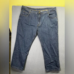 Key Flannel lined Straight Leg Jeans Men’s 44/30 Blue Denim Warm Winter 1324